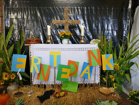 Ökumenischer Familiengottesdienst zum Erntedankfest (Foto: Karl-Franz Thiede)